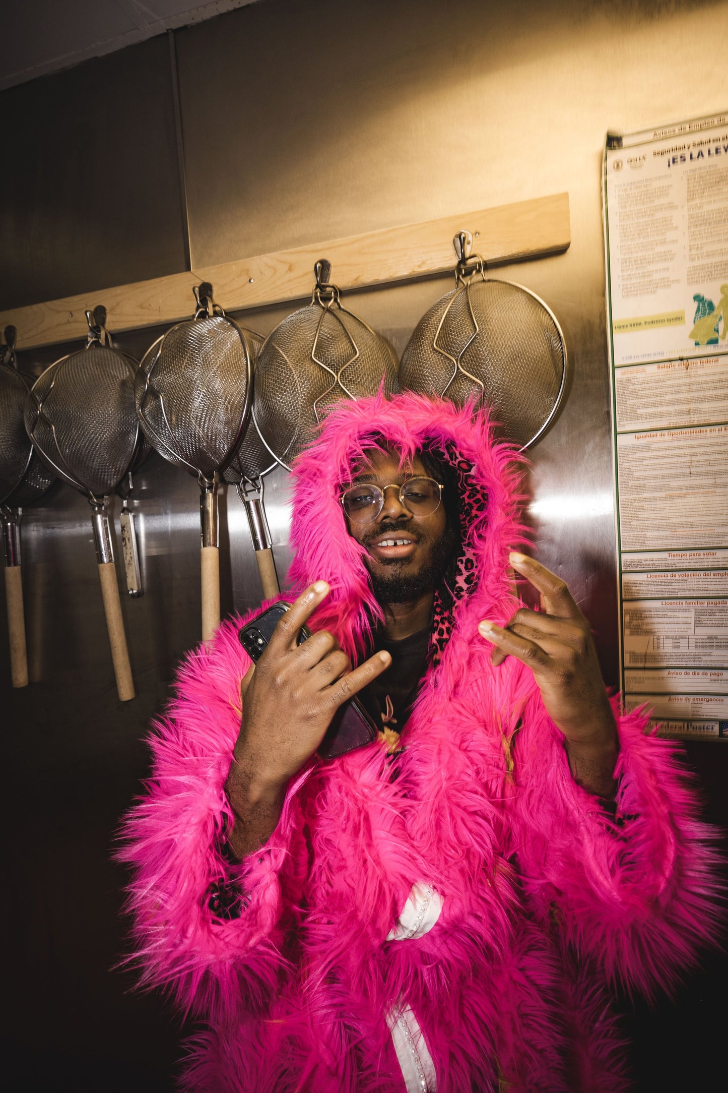 Pink Friday 2 Runway Fur Jacket
