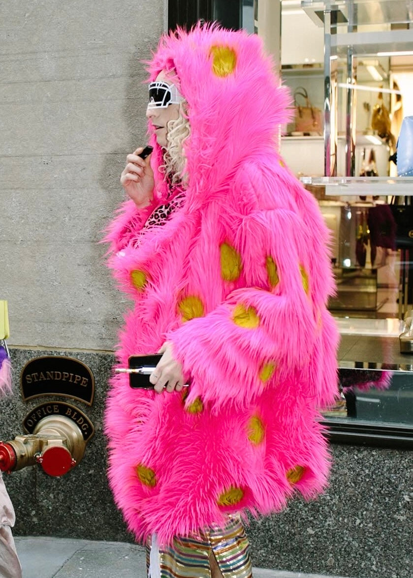 Pink Friday 2 Runway Fur Jacket