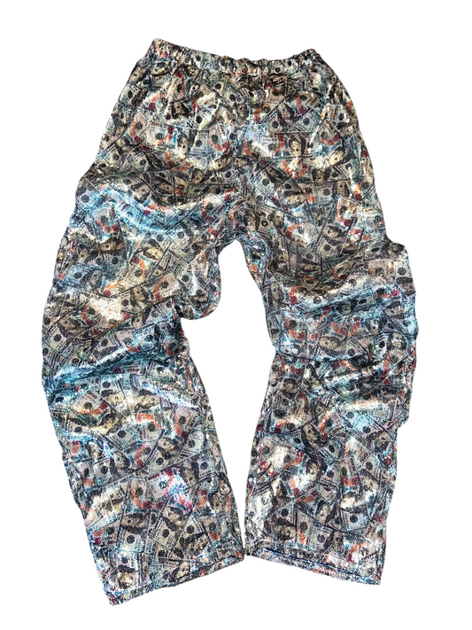 Money Sequin Jogger Pants