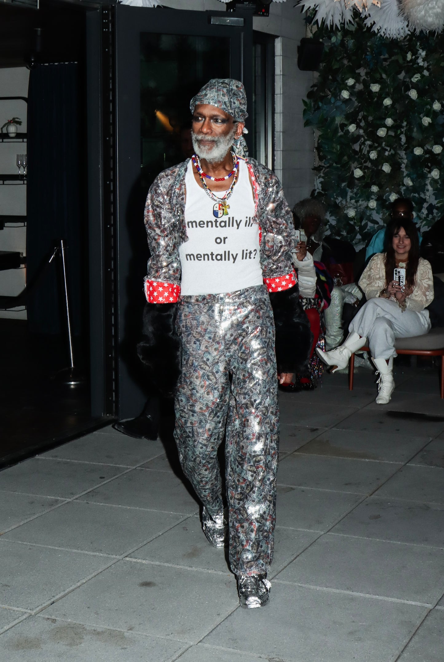 Money Sequin Jogger Pants